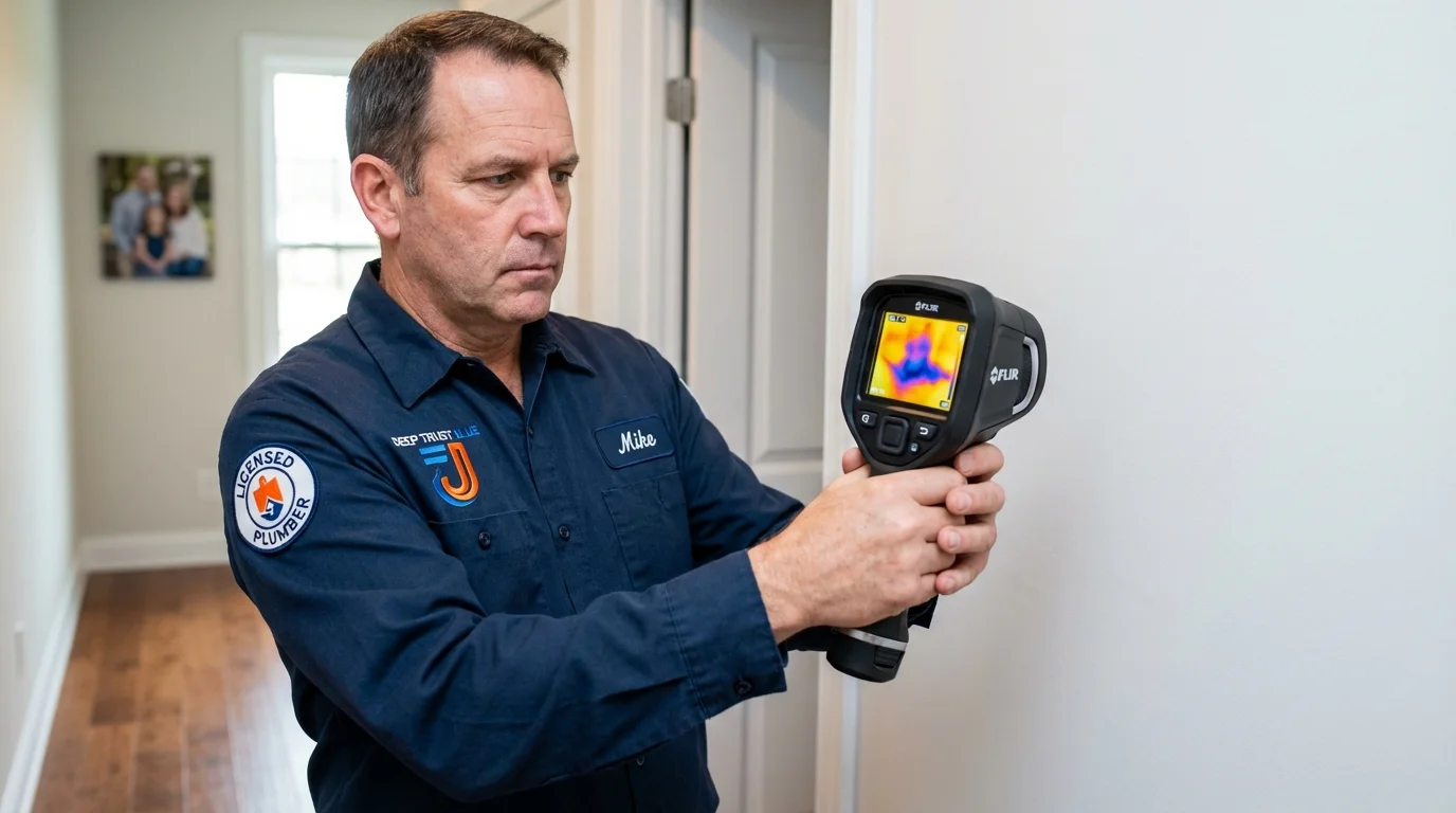 Thermal imaging leak detection by Johns Plumbing LLC in Lanham